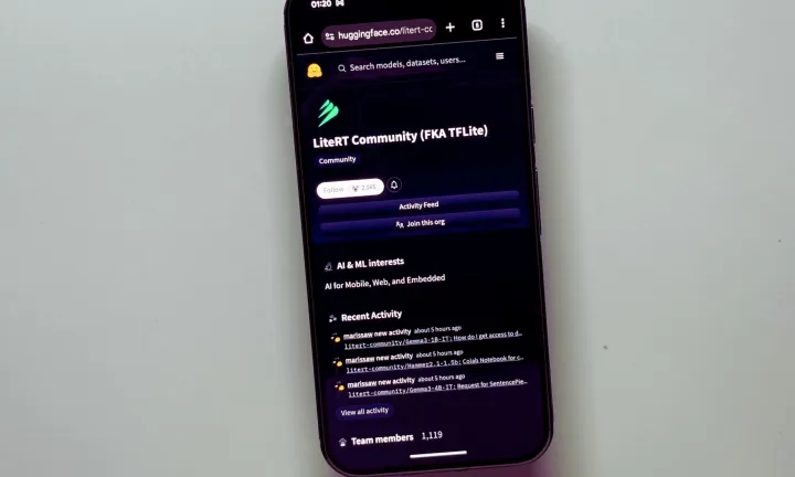 Running the Google AI Edge Gallery app on my Pixel 10 Pro.