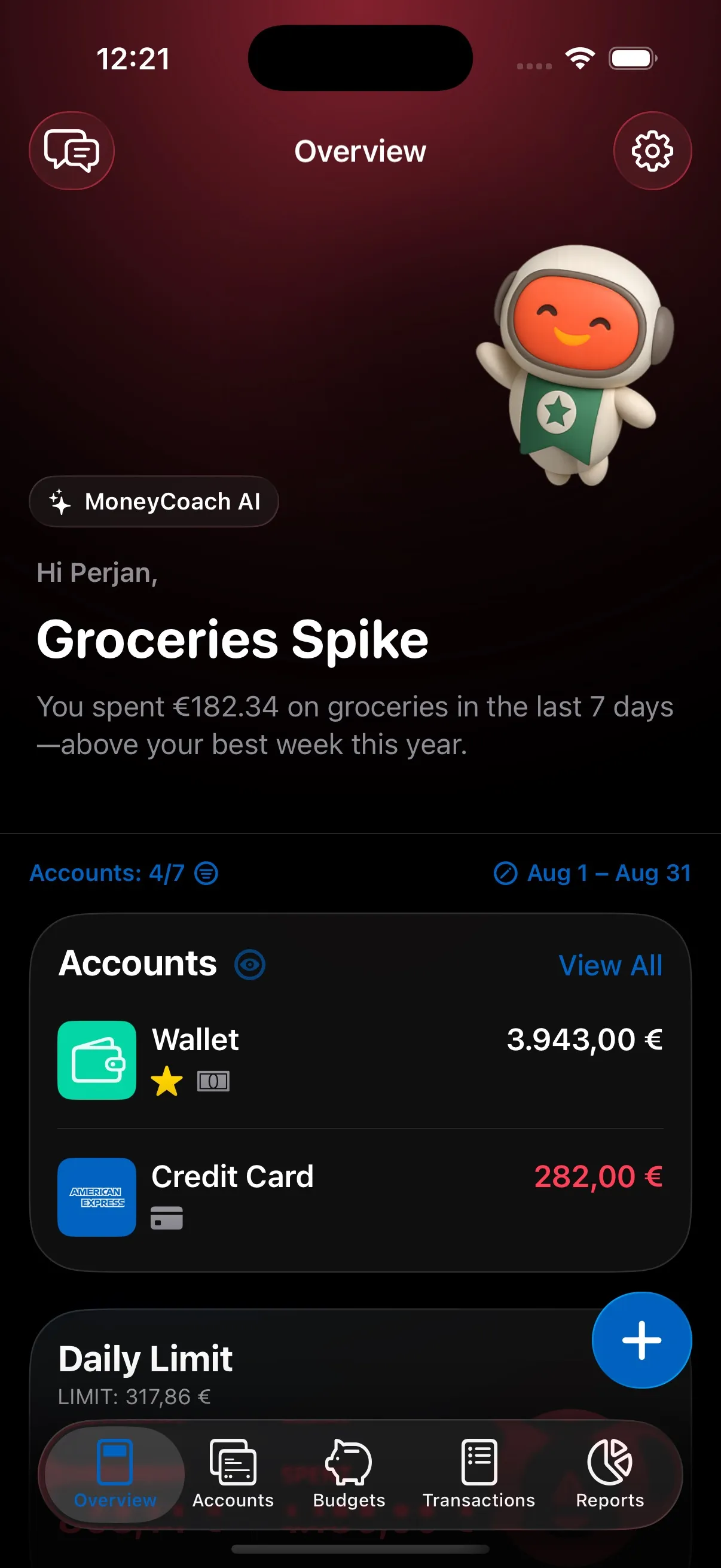 MoneyCoach Screenshot