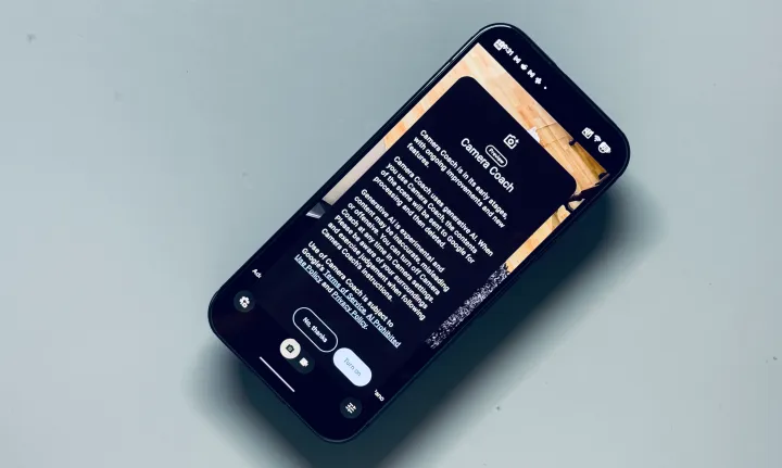 Camera Coach on Google Pixel 10 Pro.