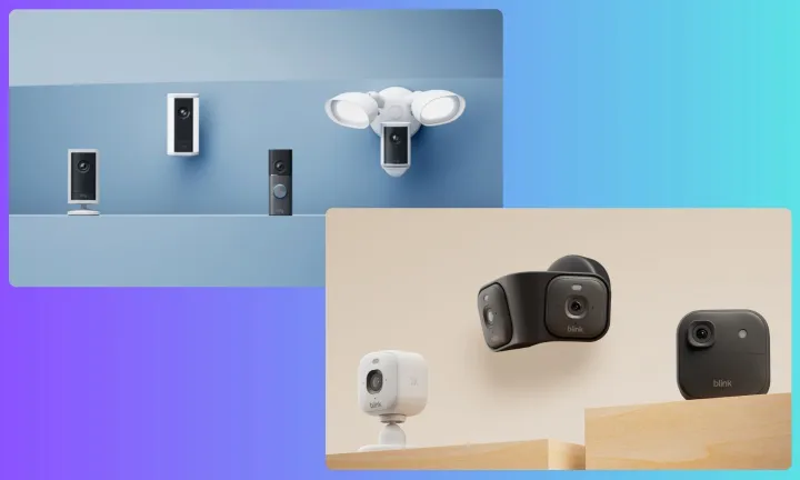 Amazon's Ring and Blink smart home ware.