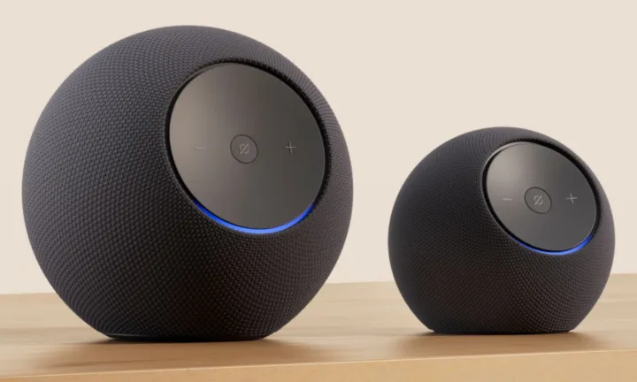 Amazon Echo speaker in two sizes.