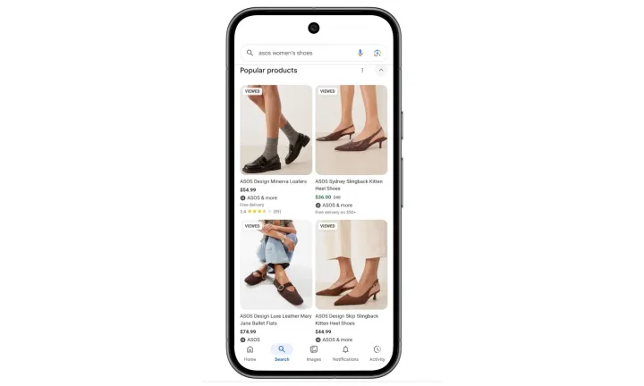 AI try on with Google