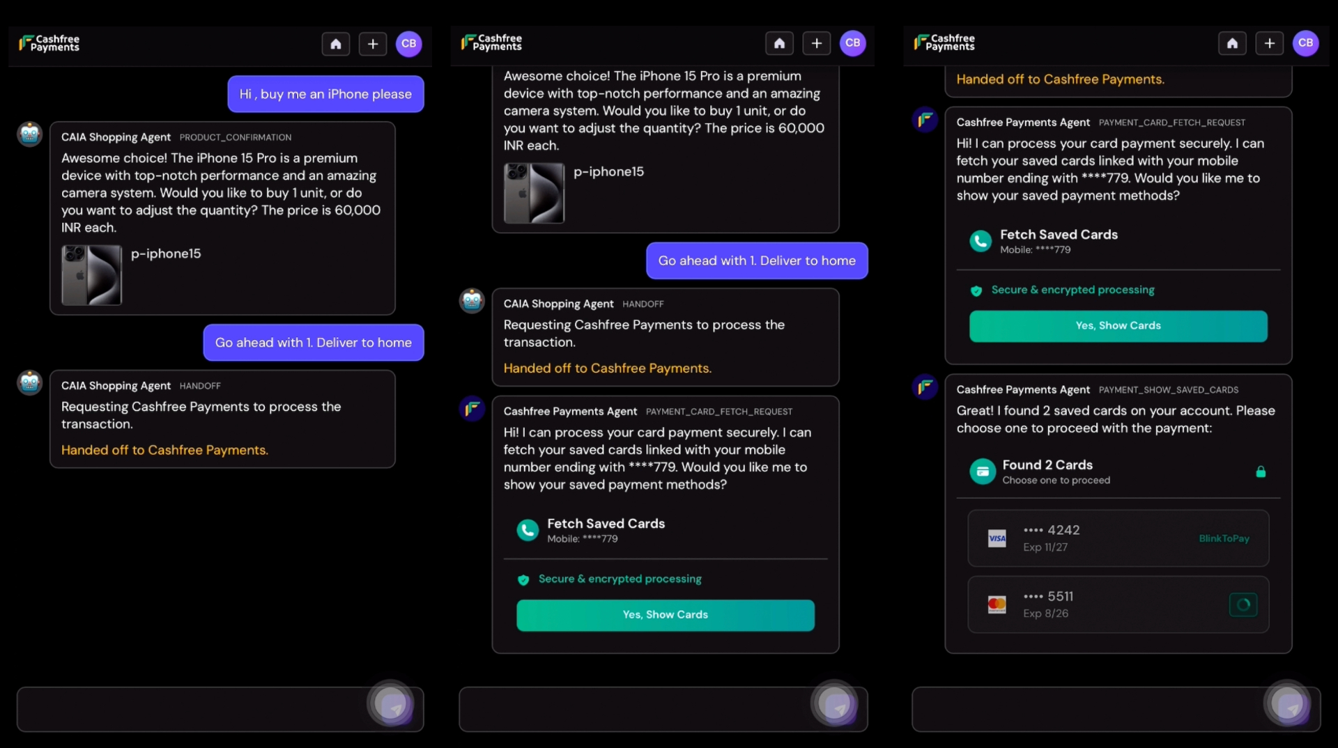 Cashfree Agentic Payments