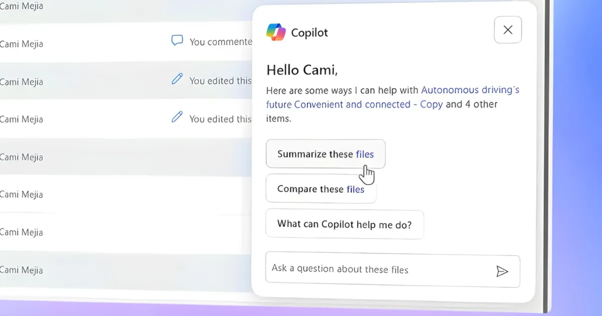 Unlock the Power of Microsoft OneDrive: Now You Can Converse with Your Files and Enhance Productivity!