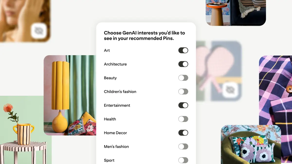 Pinterest Introduces New Controls to Reduce AI-Generated Content in Your Feed