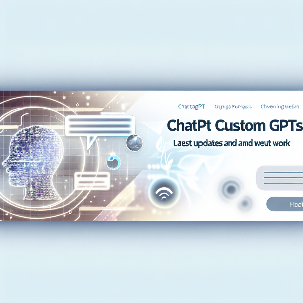 ChatGPT Custom GPTs: Latest Updates and How They Work