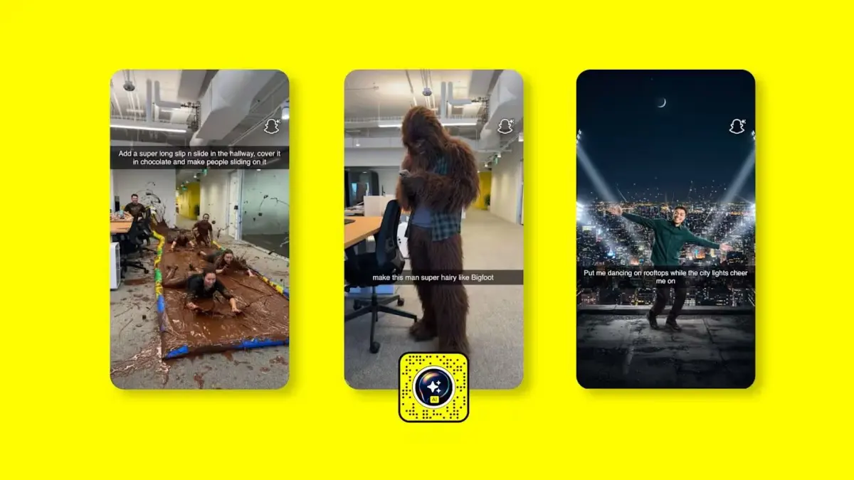 Discover Snapchat's First Free AI Lens: Open Prompt Now Available in the US!