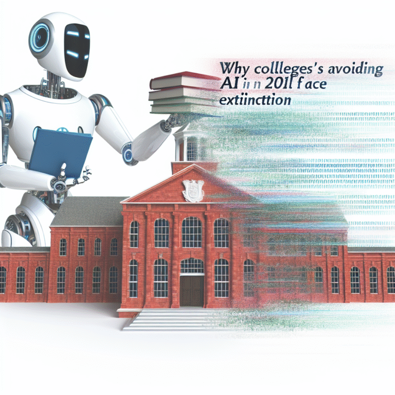 "Why Colleges Avoiding AI in 2025 Will Face Extinction"]