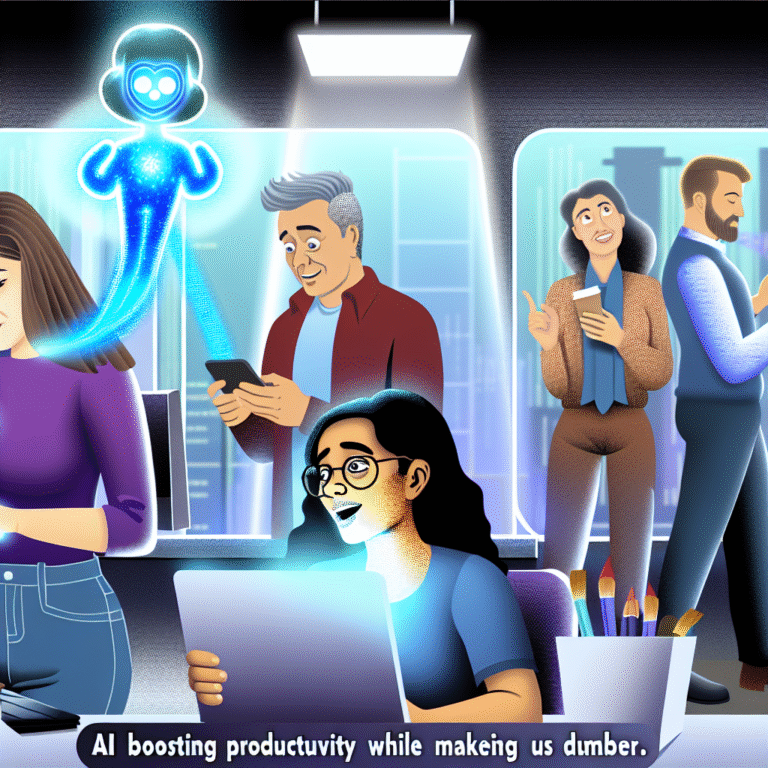 AI: Boosting Productivity While Making Us Dumber