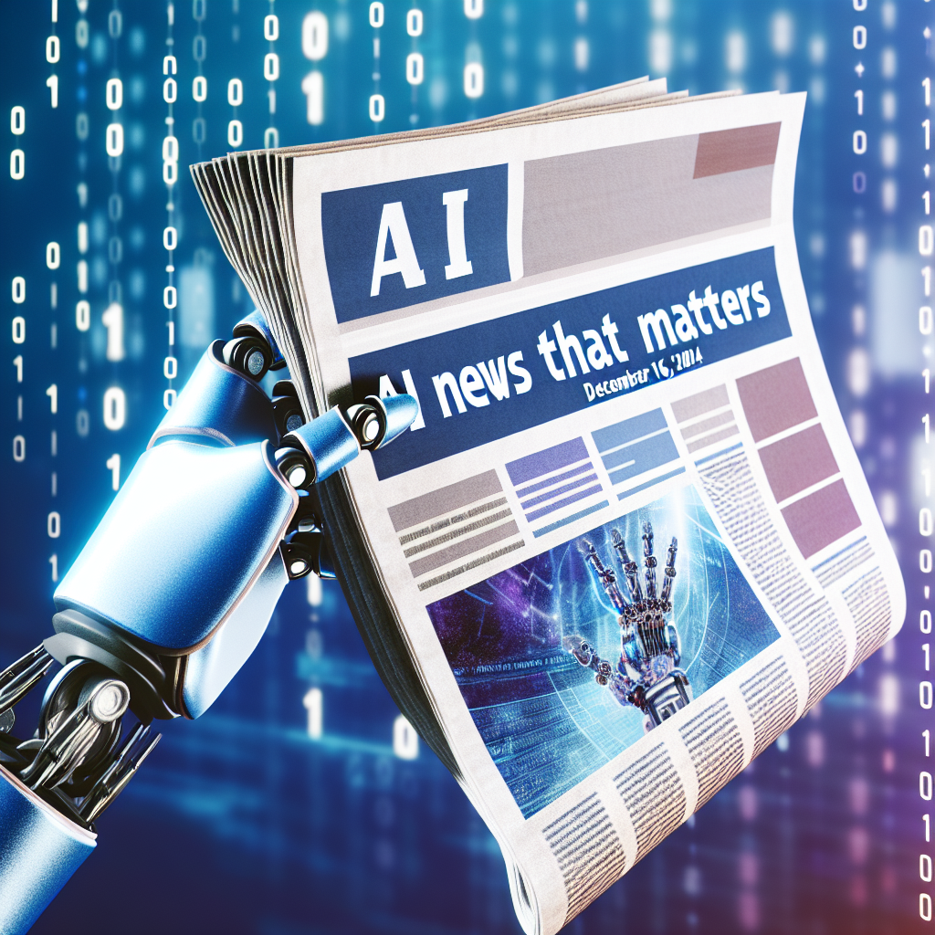 AI News That Matters: December 16, 2024 Edition