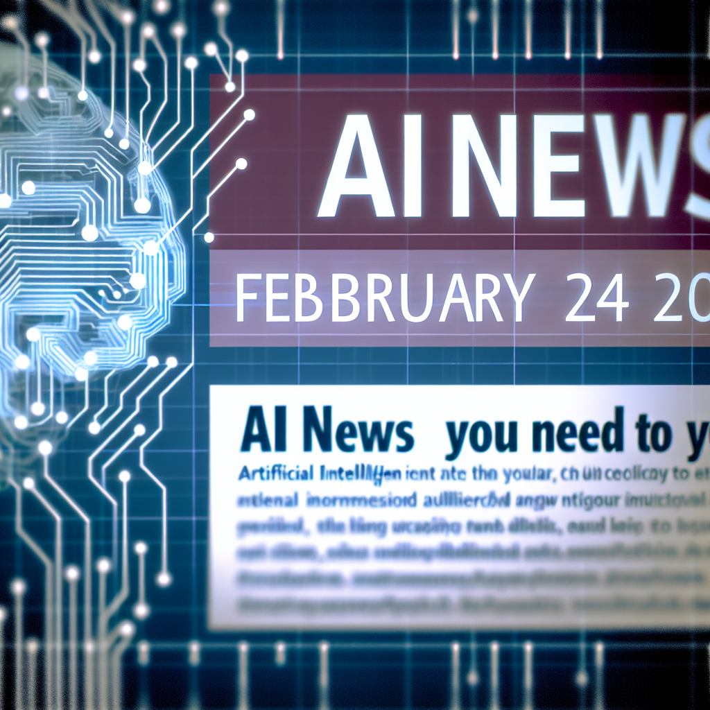 AI News You Need to Know - February 24, 2025