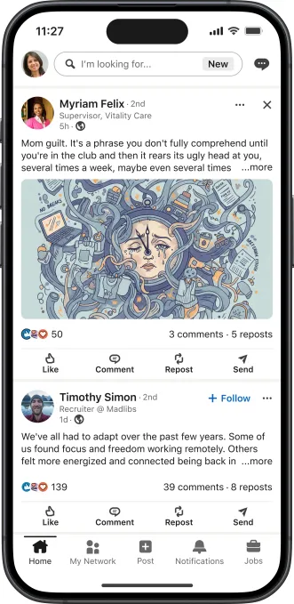 LinkedIn AI Search Demo