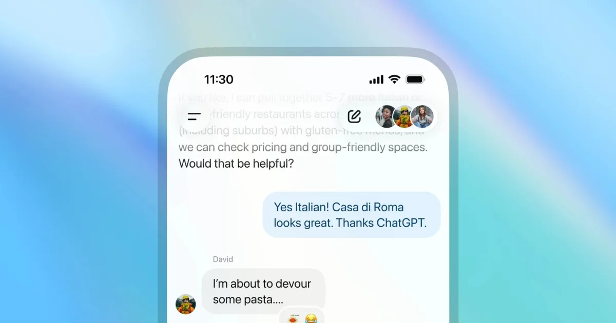 Discover Group Chats on ChatGPT: Connect with Friends for Shared AI Conversations!