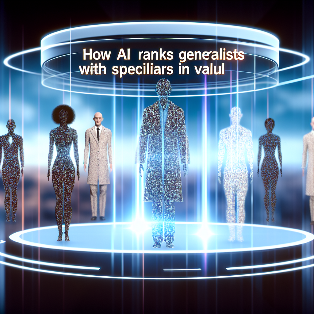 How AI Ranks Generalists with Specialists in Value