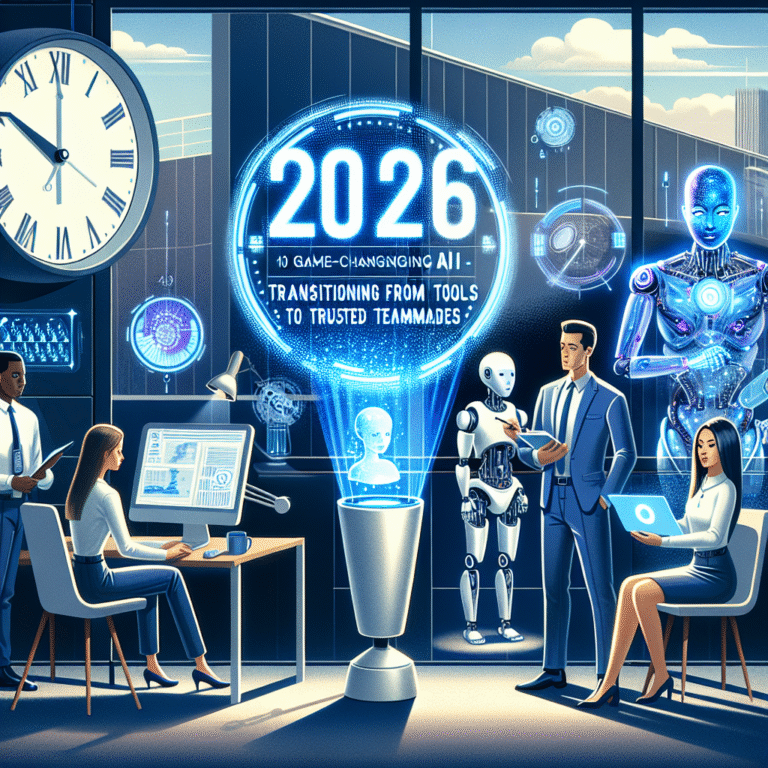 10 Game-Changing AI Predictions for 2026: Transitioning from Tools to Trusted Teammates
