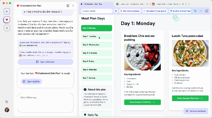 Meal Planning Assistance