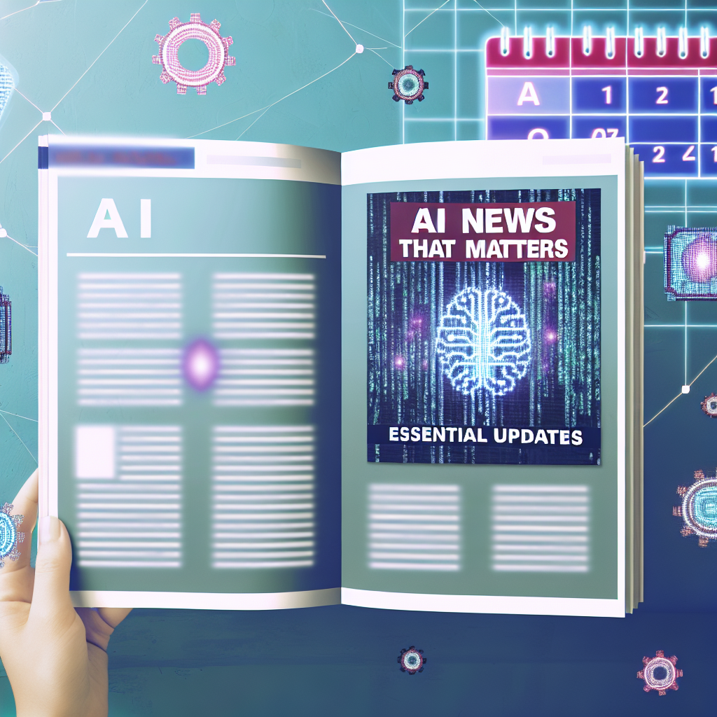 AI News That Matters: Essential Updates for August 2024