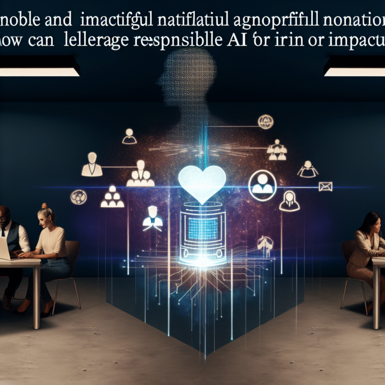 How Nonprofits Can Leverage Responsible AI for Impact