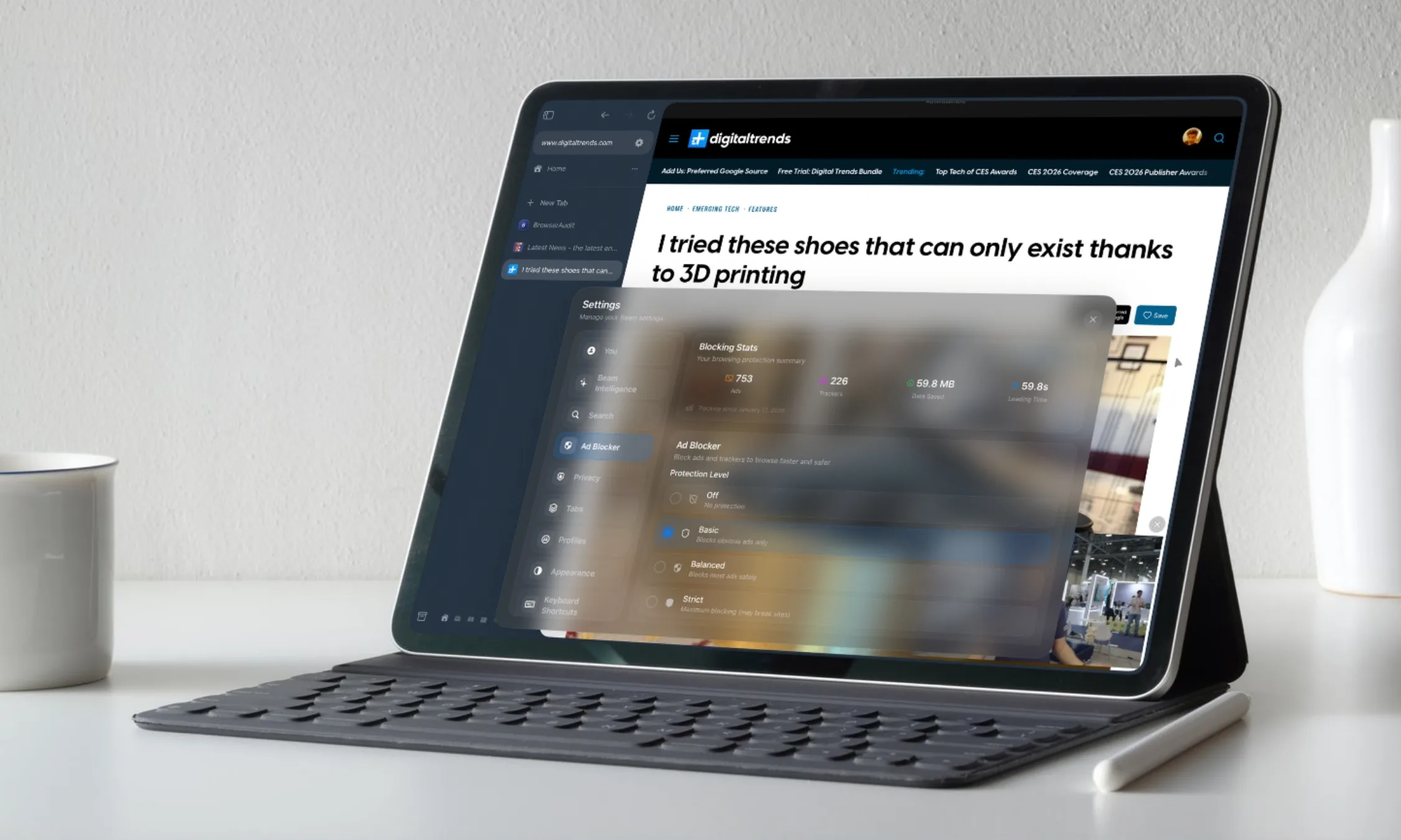 Beam Browser for iPad.