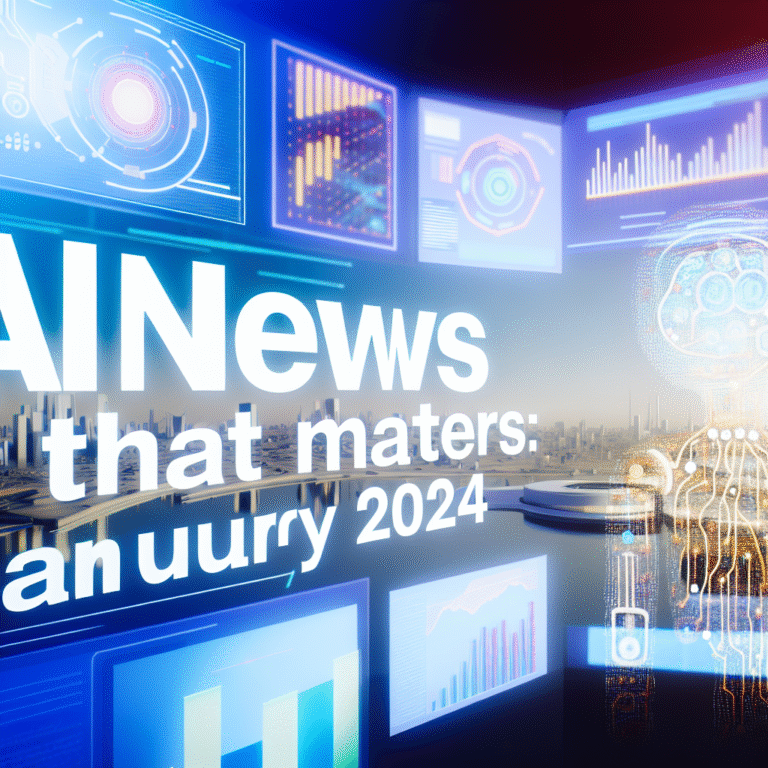 AI News That Matters: Key Insights from January 2024