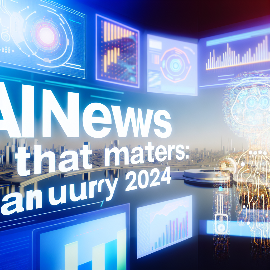 AI News That Matters: Key Insights from January 2024