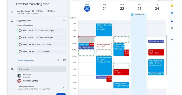 Maximize Meeting Efficiency: Discover the Best Times for All Attendees with Gemini in Google Calendar
