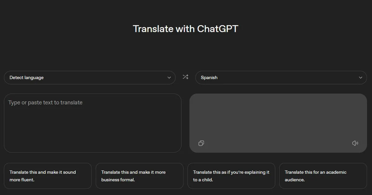 Transform Your Messages: Experience ChatGPT Translate for Enhanced Rewriting, Not Just Translation