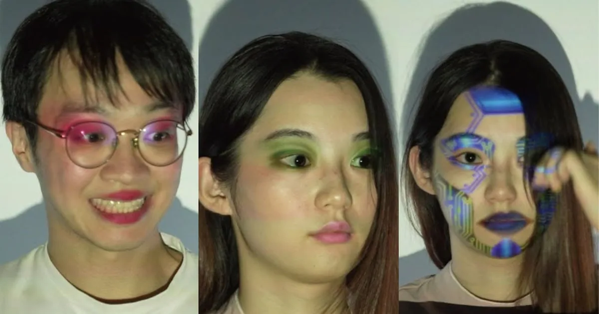 Transform Your Look Instantly: AI Projector System Projects Makeup Effects with Voice Commands
