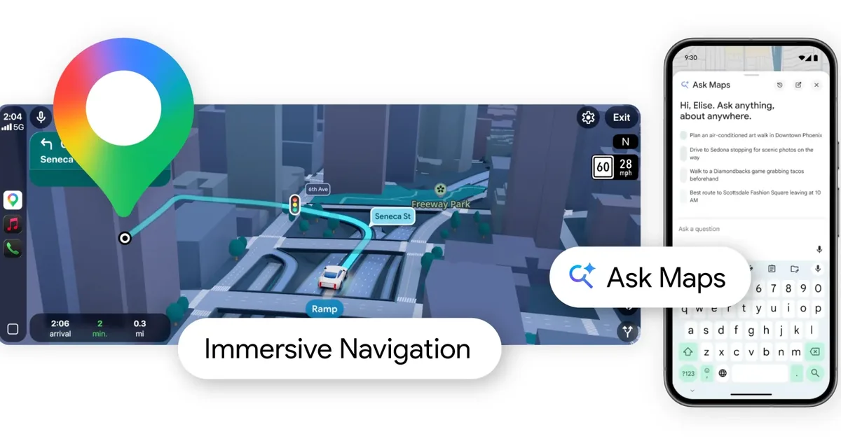 Revolutionizing Navigation: Google Maps Unveils Conversational AI and 3D Features in Major Update