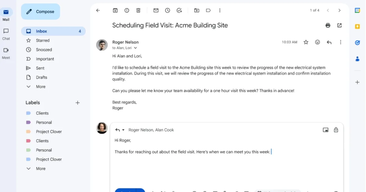 Gmail Enhances Help Me Schedule Tool: Key Improvements Unveiled