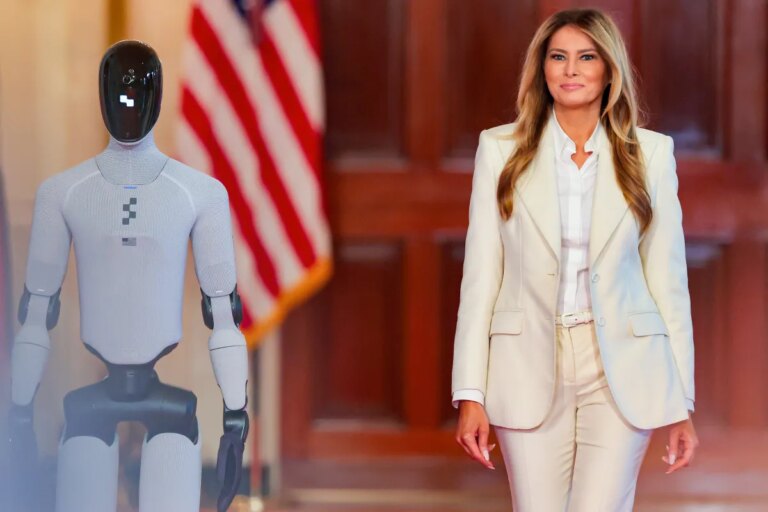 Melania Trump Proposes Innovative Robot Solution for Homeschooling Your Child