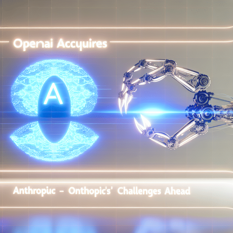 OpenAI Acquires OpenClaw: Anthropic's Challenges Ahead