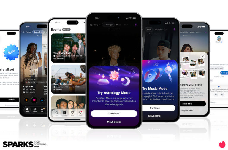 Tinder Invites Users Back to Dating with Exciting IRL Events and Engaging Virtual Speed Dating