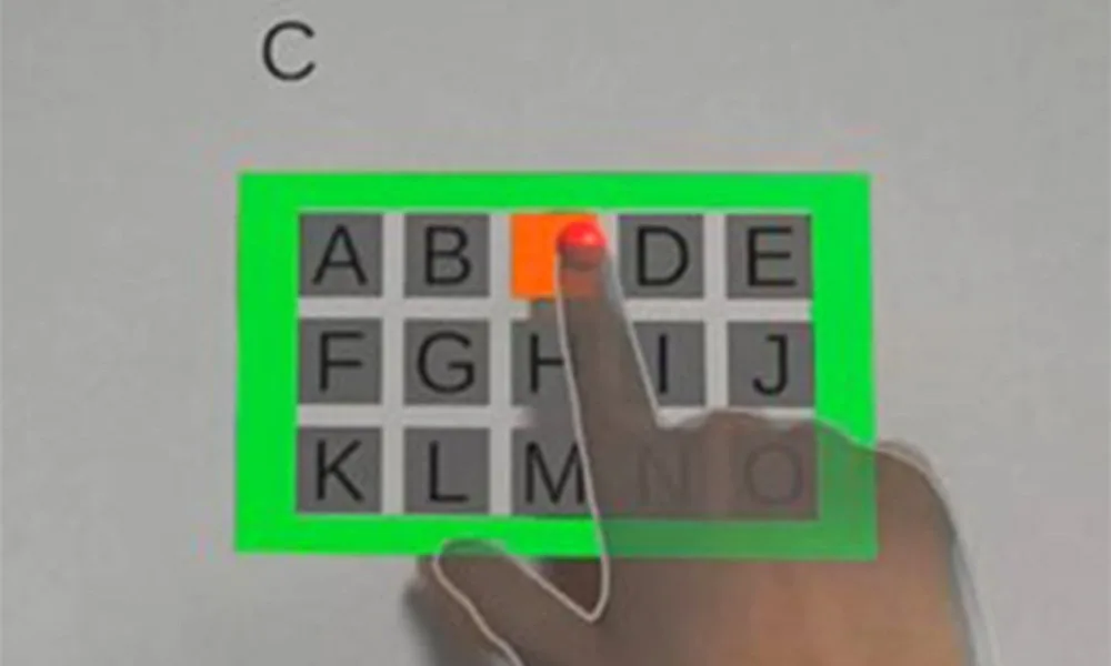 Using flat surfaces as keyboard