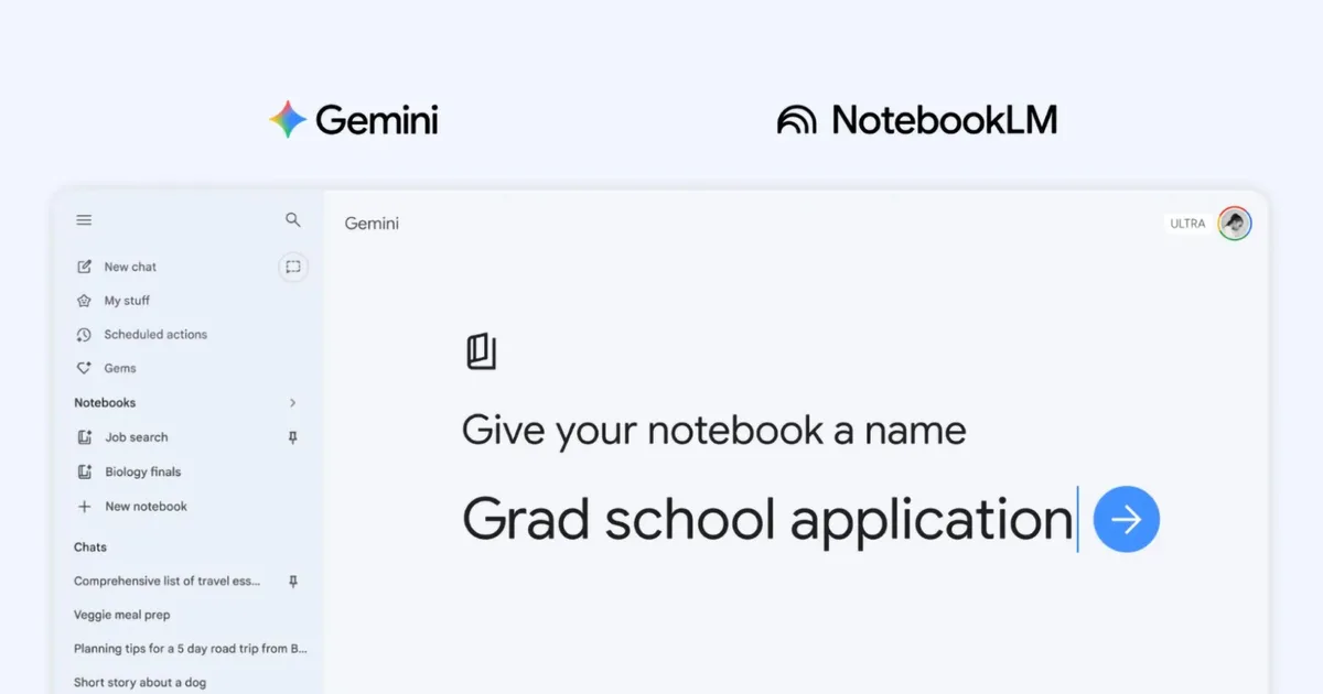 Discover Free Web Access to Notebook Projects for All Gemini Users!