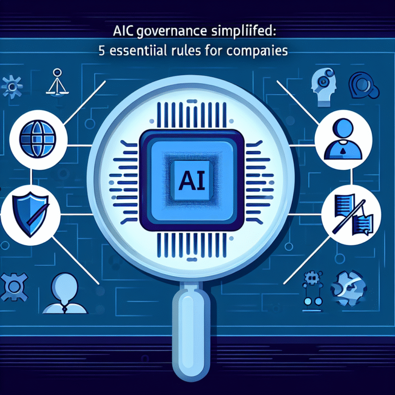 AI Governance Simplified: 5 Essential Rules for Companies