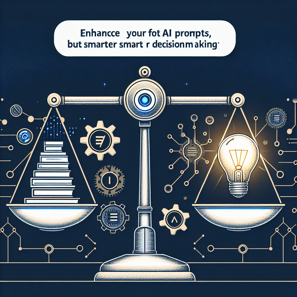 Enhance Your AI Experience: It’s Not About Better Prompts, But Smarter Decision-Making