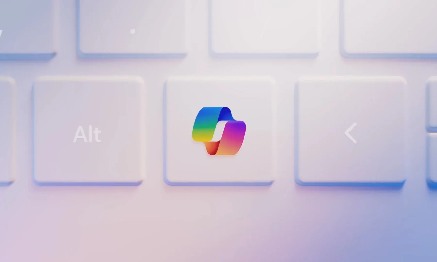 Microsoft Windows Copilot key on a keyboard