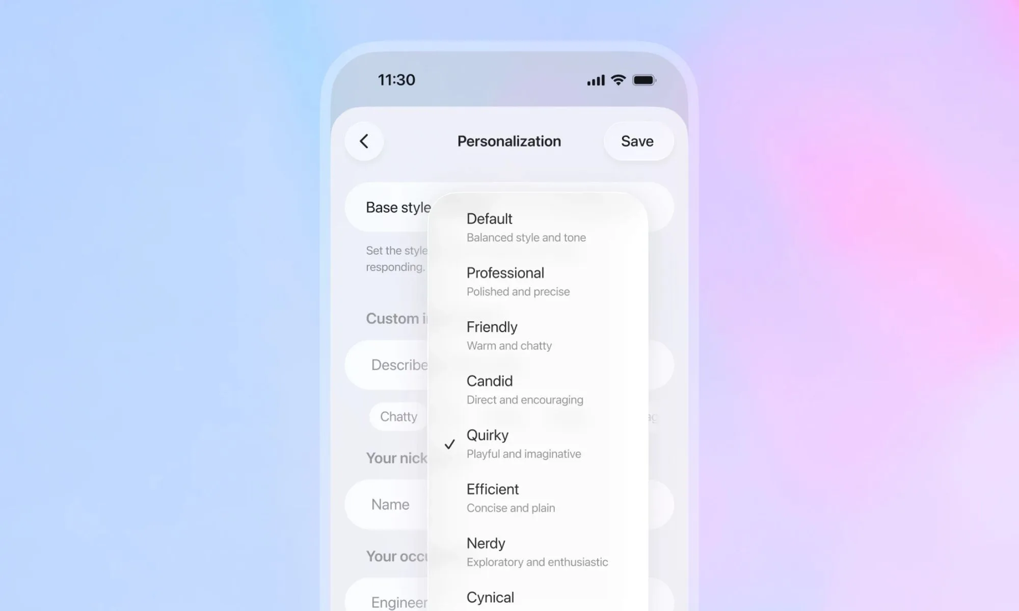 ChatGPT-5.1 Launched with 8 Personalities