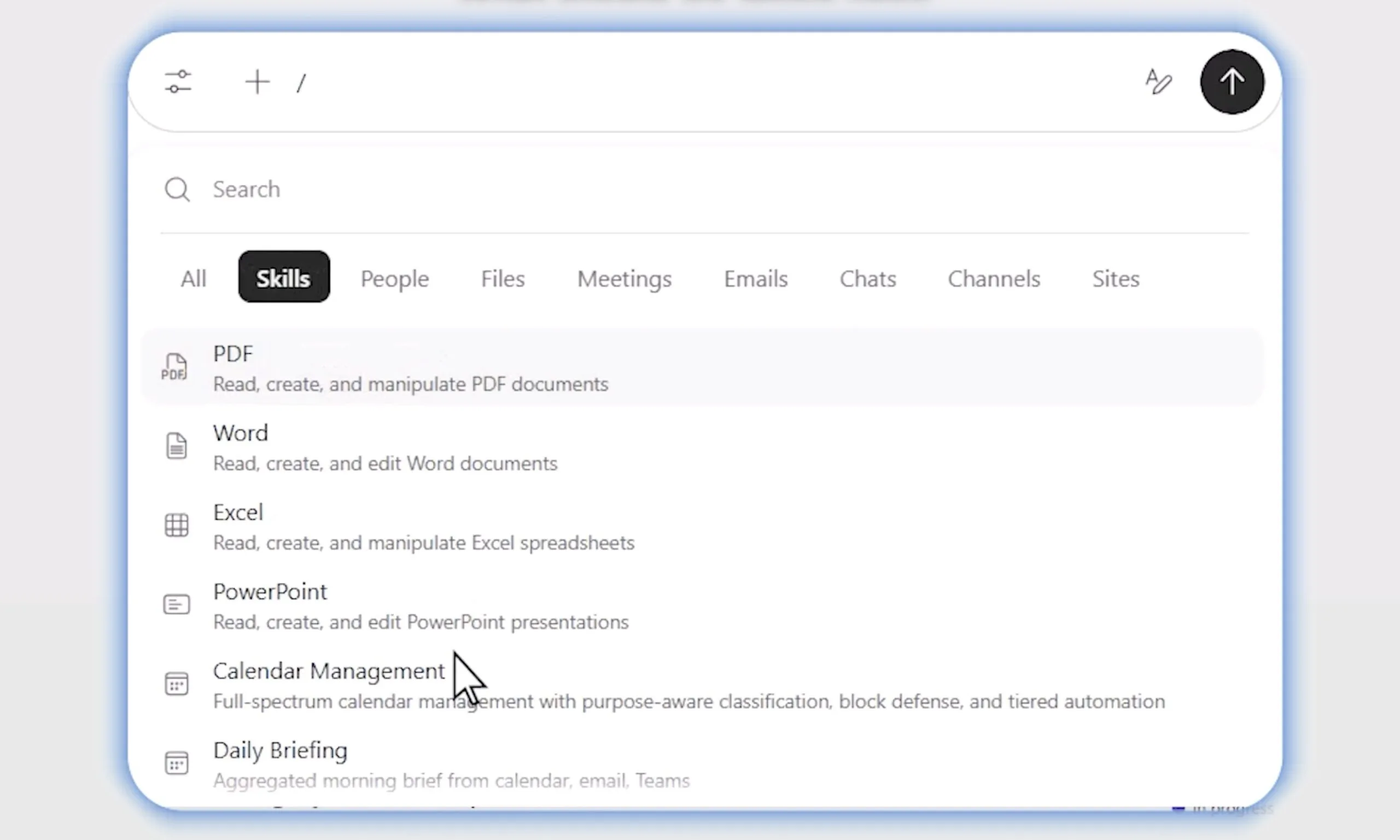 Microsoft Copilot Cowork skills