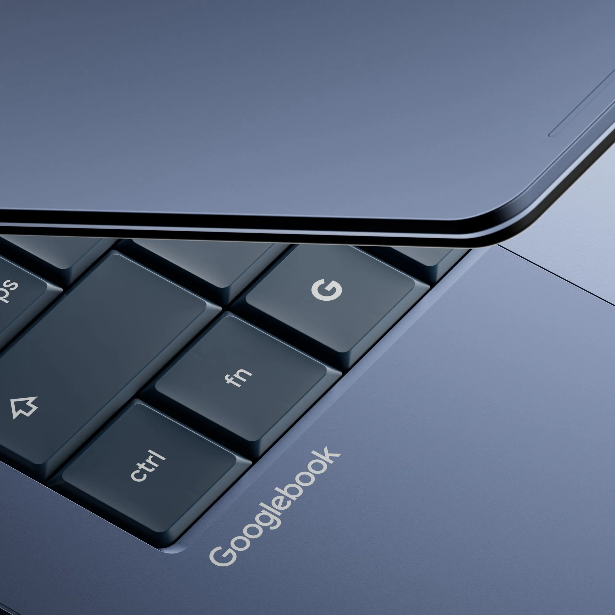 Googlebook keyboard close-up