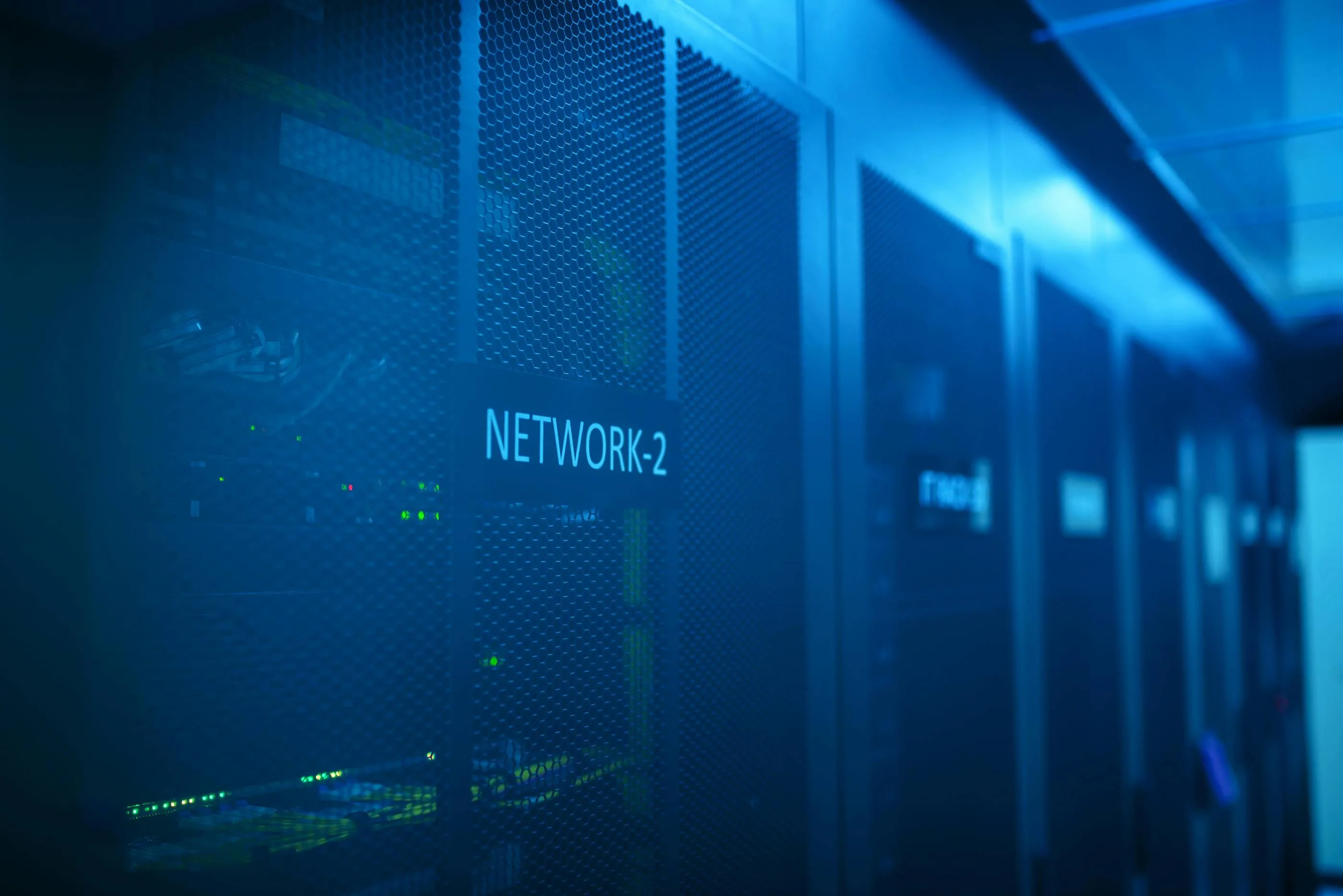 Inside of a data center