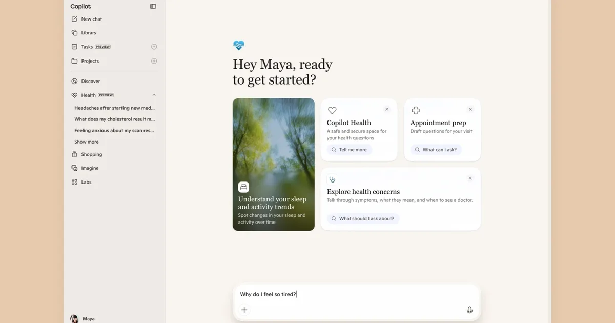 Discover How Microsoft's Copilot Aims to Revolutionize Health Management with Smart Answers and Secure Medical Record Storage