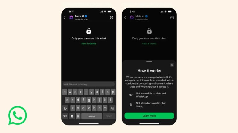 WhatsApp Introduces Incognito Mode for Enhanced Privacy in Meta AI Chats