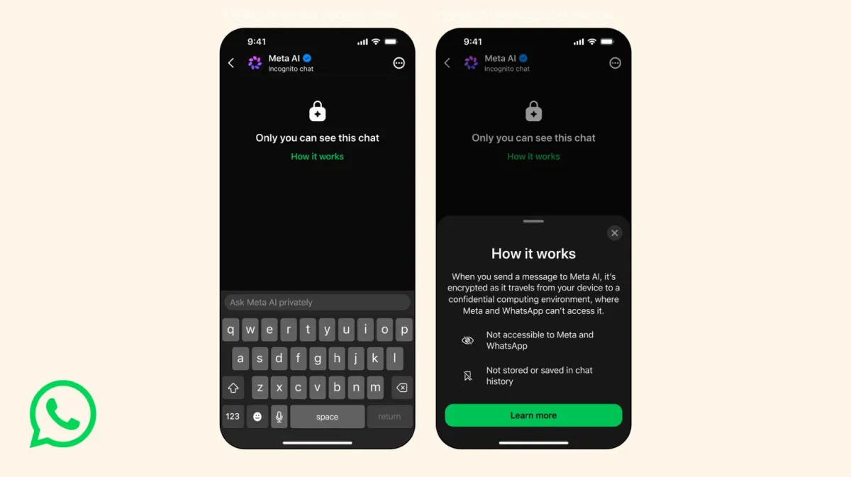 WhatsApp Introduces Incognito Mode for Enhanced Privacy in Meta AI Chats