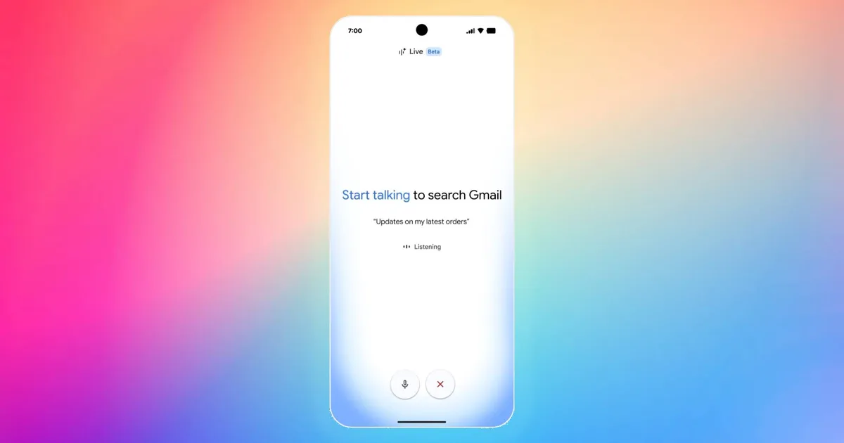 Explore Gmail Live: Google's Innovative Voice Search Tool for Effortless Inbox Management