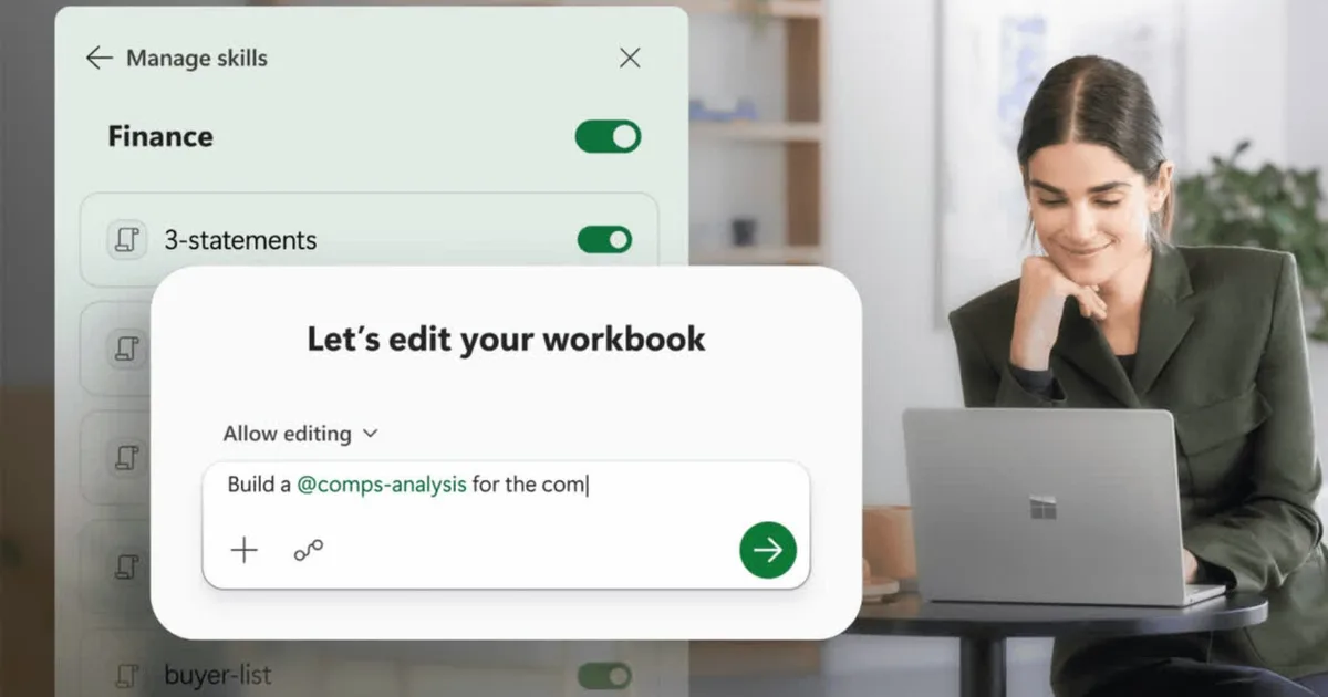 Streamline Your Finance Tasks in Excel: Harness Microsoft Copilot's New Reusable Skills and Data Connectors