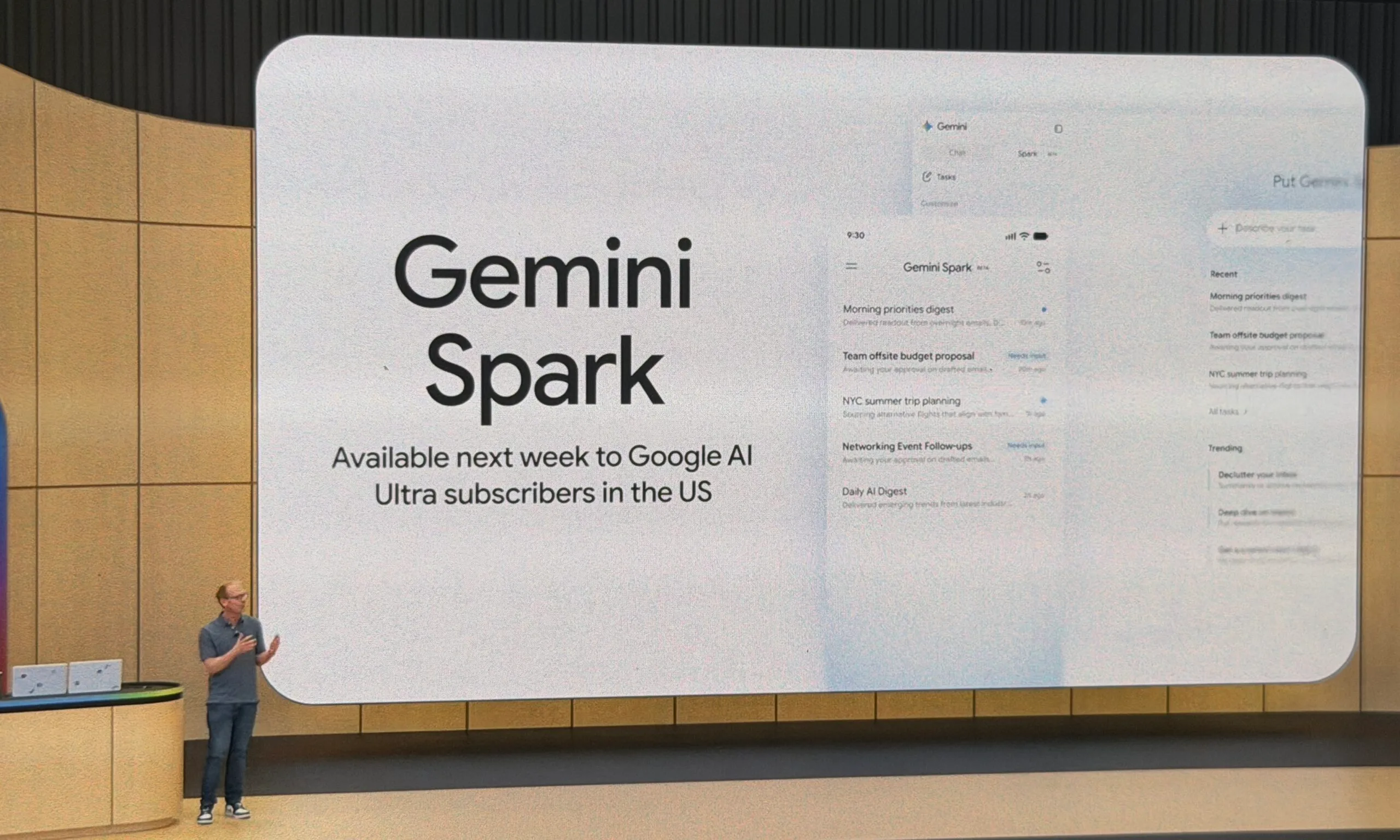 Gemini Spark in action