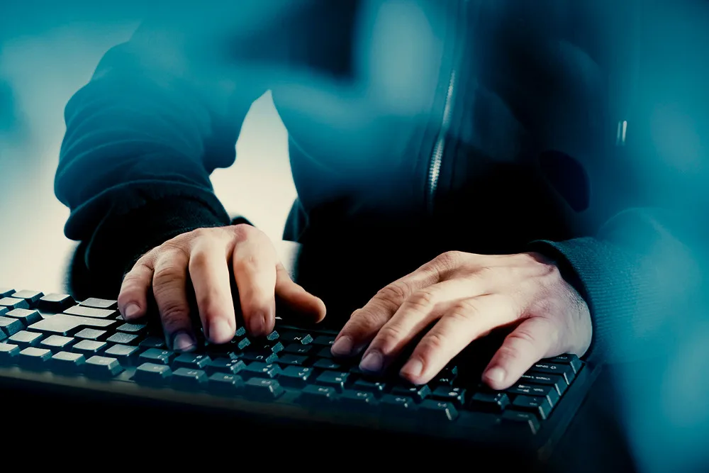 Hacker hands