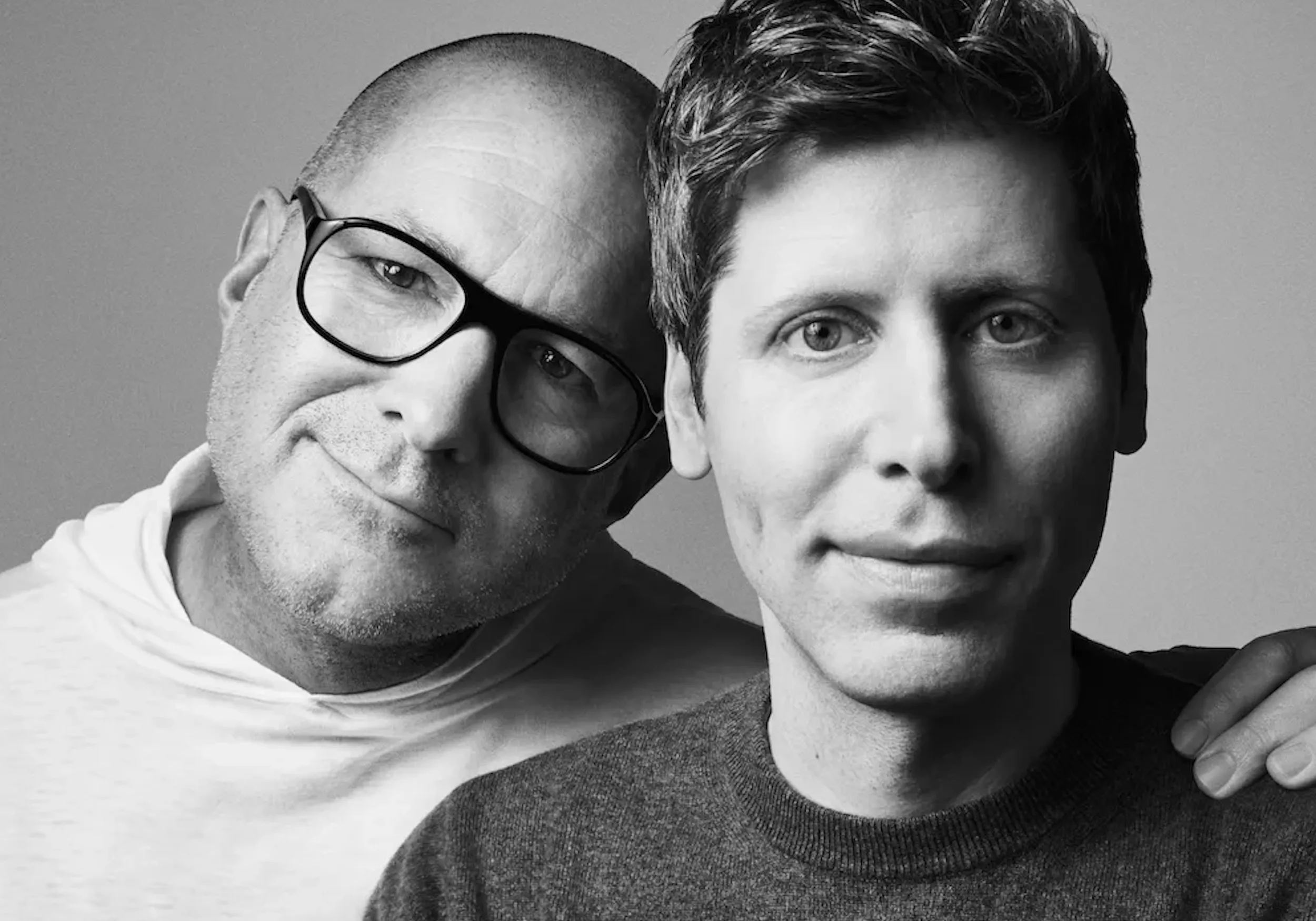 Jony Ive and Sam Altman